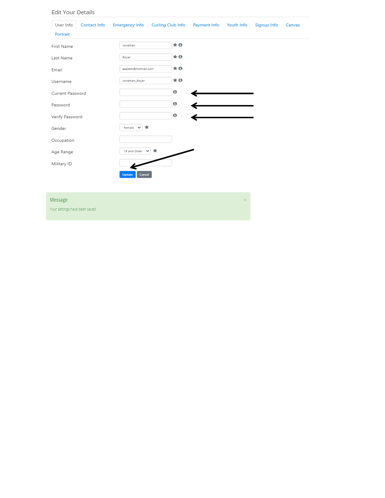 How to change your password 2