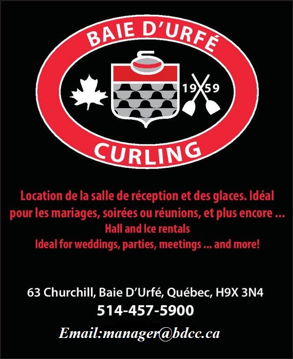 Baie DUrfé Curling avec email